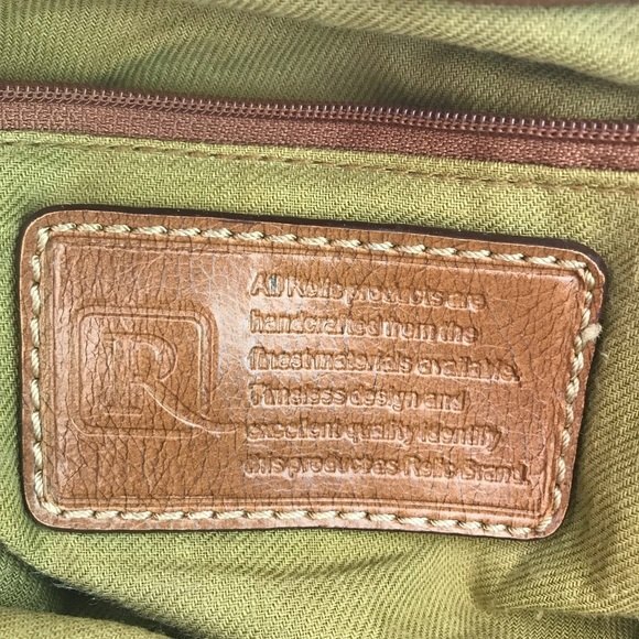 Relic Patchwork Tapestry Faux Leather Boho Shoulder Bag Braided Handle FLAWS - Picture 6 of 12